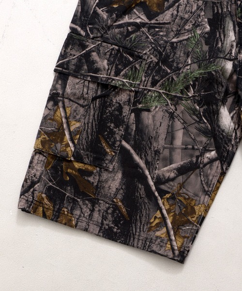 Revo.（レボ）の「『 選べる丈 4サイズ 』リアルツリーカモ ミリタリー ツイル カーゴショーツ カモフラ ワイド ハーフパンツ（カーゴパンツ・メンズ・カモフラージュ/リアルツリーカモ・S/M/L/LL）」の22枚目の写真