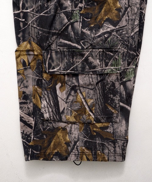 Revo.（レボ）の「『 選べる丈 4サイズ 』リアルツリーカモ ミリタリー ツイル カーゴショーツ カモフラ ワイド ハーフパンツ（カーゴパンツ・メンズ・カモフラージュ/リアルツリーカモ・S/M/L/LL）」の21枚目の写真