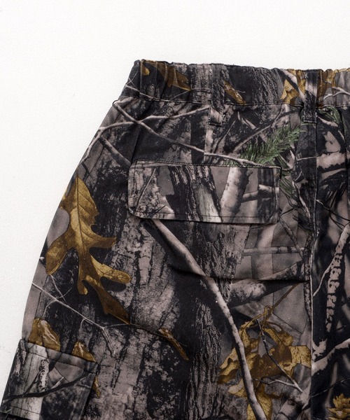 Revo.（レボ）の「『 選べる丈 4サイズ 』リアルツリーカモ ミリタリー ツイル カーゴショーツ カモフラ ワイド ハーフパンツ（カーゴパンツ・メンズ・カモフラージュ/リアルツリーカモ・S/M/L/LL）」の20枚目の写真