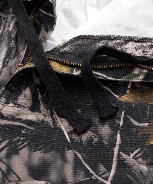 Revo.（レボ）の「『 選べる丈 4サイズ 』リアルツリーカモ ミリタリー ツイル カーゴショーツ カモフラ ワイド ハーフパンツ（カーゴパンツ・メンズ・カモフラージュ/リアルツリーカモ・S/M/L/LL）」の5枚目の写真