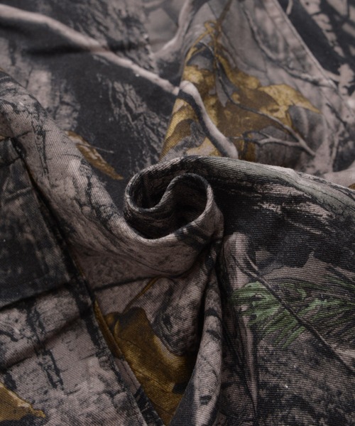 Revo.（レボ）の「『 選べる丈 4サイズ 』リアルツリーカモ ミリタリー ツイル カーゴショーツ カモフラ ワイド ハーフパンツ（カーゴパンツ・メンズ・カモフラージュ/リアルツリーカモ・S/M/L/LL）」の7枚目の写真