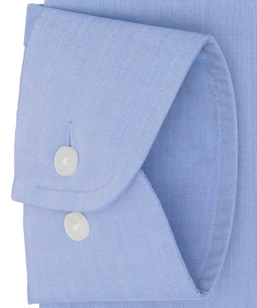 TOKYO SHIRTS（トウキョウシャツ）の「形態安定ノンアイロン ボタンダウン 長袖ビジネスワイシャツ（ビジネスシャツ・メンズ・サックスブルー・首回り37cm-裄丈80cm/首回り37cm-裄丈84cm/首回り39cm-裄丈80cm/首回り39cm-裄丈84cm/首回り41cm-裄丈82cm/首回り41cm-裄丈86cm/首回り42cm-裄丈82cm/首回り42cm-裄丈86cm/首回り43cm-裄丈82cm/首回り43cm-裄丈86cm）」の3枚目の写真