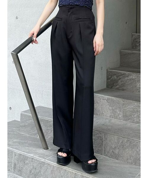 パンツ muu セール】 綿麻オックスストレッチパンツ （その他パンツ）｜MOGA