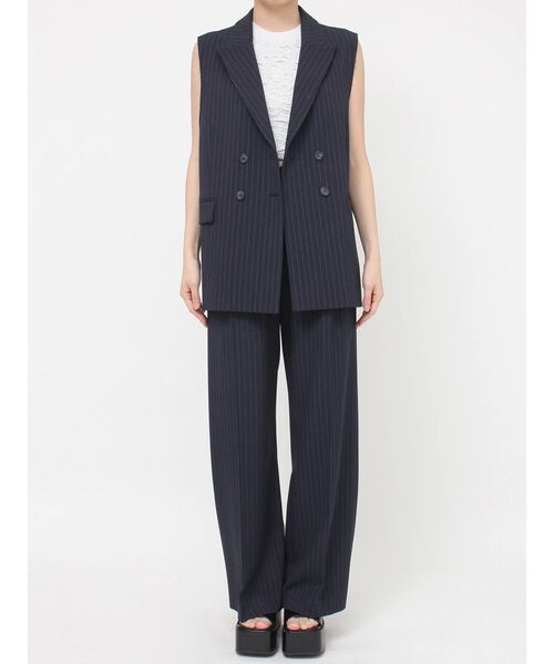 MURUA（ムルーア）の「【セットアップ対応】パイピングポケットセンタープレスパンツ（その他パンツ・レディース・ブラック/ネイビー/グレー/モカ・1/2）」の22枚目の写真