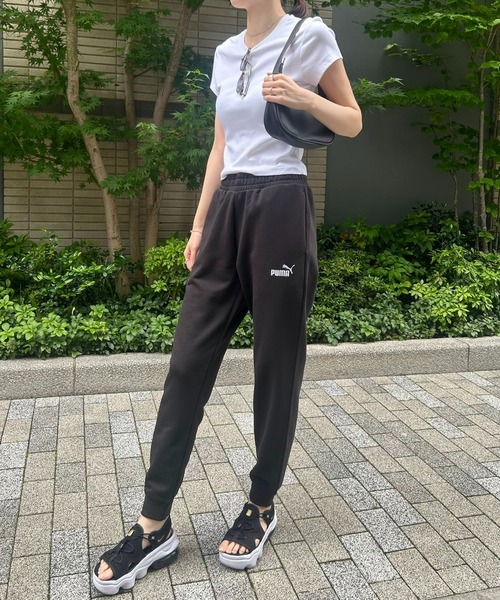PUMA(プーマ)の「【PUMA】ESS NO.1 ロゴスウェットパンツ TR CL(スウェットパンツ・レディース・グレー/ブラック・M/L/XL/XXL)」の7枚目の写真