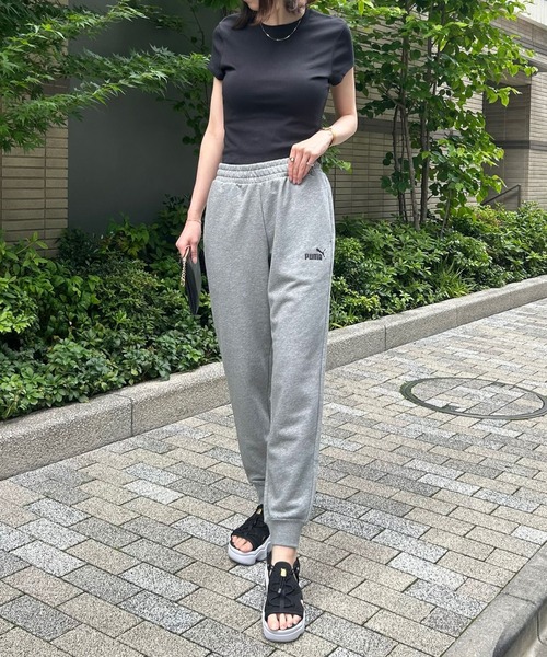 PUMA(プーマ)の「【PUMA】ESS NO.1 ロゴスウェットパンツ TR CL(スウェットパンツ・レディース・グレー/ブラック・M/L/XL/XXL)」の13枚目の写真