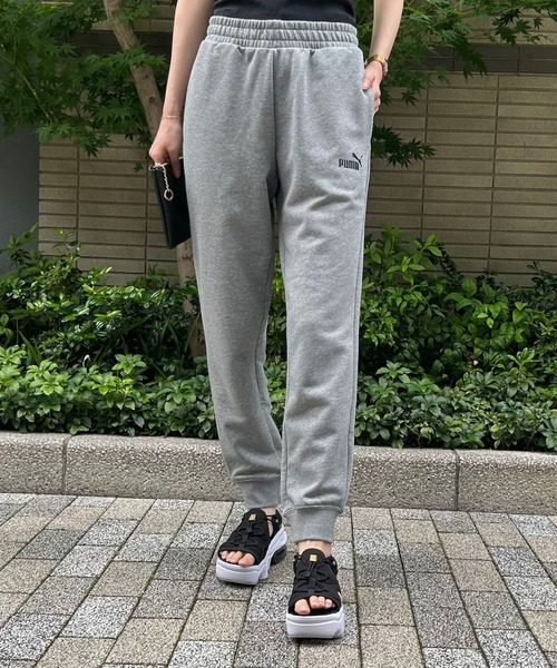 PUMA(プーマ)の「【PUMA】ESS NO.1 ロゴスウェットパンツ TR CL(スウェットパンツ・レディース・グレー/ブラック・M/L/XL/XXL)」の9枚目の写真
