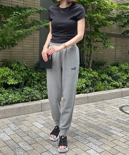 PUMA(プーマ)の「【PUMA】ESS NO.1 ロゴスウェットパンツ TR CL(スウェットパンツ・レディース・グレー/ブラック・M/L/XL/XXL)」の12枚目の写真