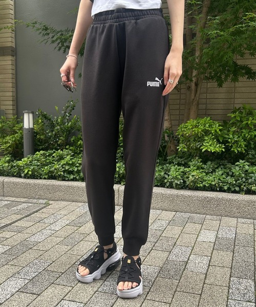 PUMA(プーマ)の「【PUMA】ESS NO.1 ロゴスウェットパンツ TR CL(スウェットパンツ・レディース・グレー/ブラック・M/L/XL/XXL)」の3枚目の写真