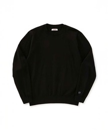 リフルコットン ウォッシャブル クルーネックセーター
