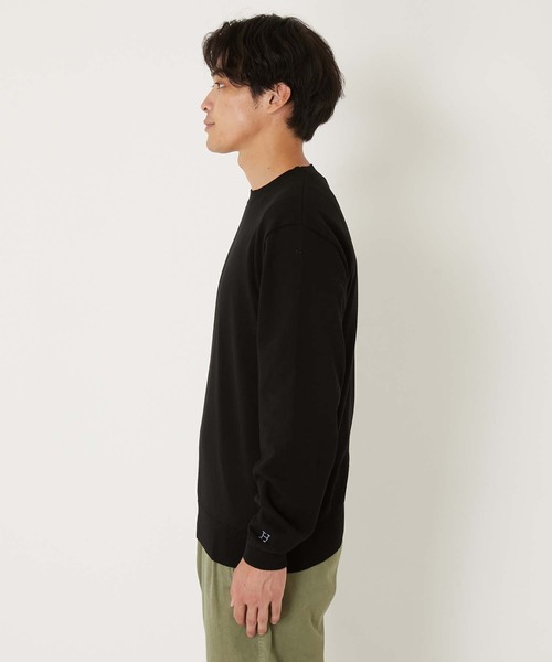 リフルコットン ウォッシャブル クルーネックセーター（ニット