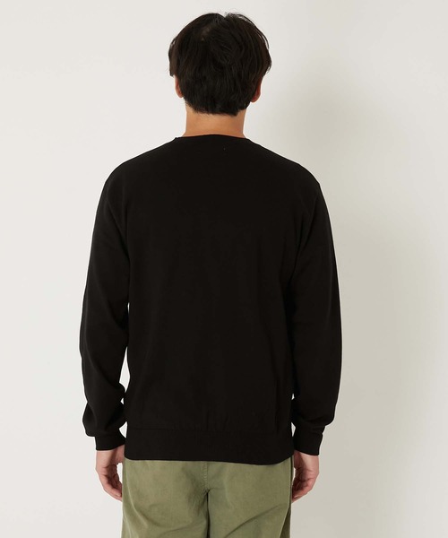 リフルコットン ウォッシャブル クルーネックセーター（ニット