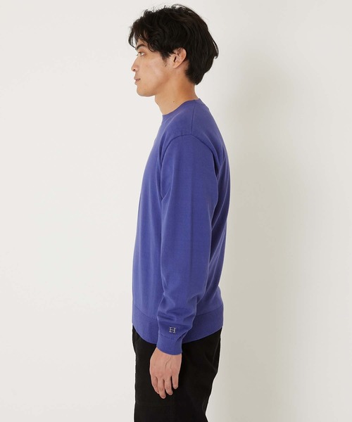 リフルコットン ウォッシャブル クルーネックセーター（ニット