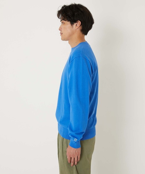 リフルコットン ウォッシャブル クルーネックセーター（ニット