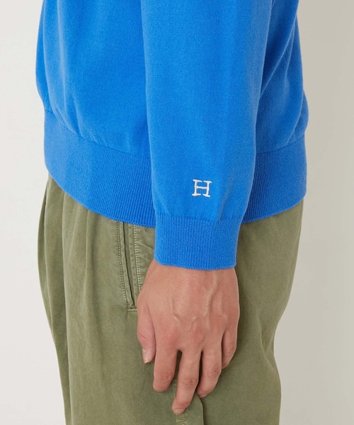 リフルコットン ウォッシャブル クルーネックセーター（ニット