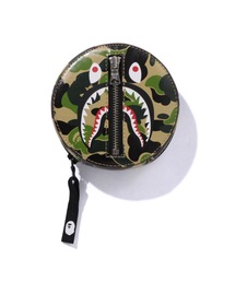 A BATHING APE(AxCVOGCv)ABC CAMO SHARK COIN CASE(RCP[X)