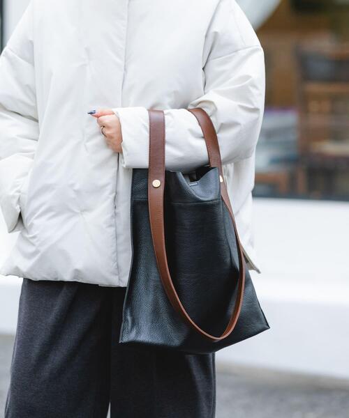 RODE SKO（ロデスコ）の「『一部別注カラー』BEAURE　カウレザー2デザインベルトバッグ（トートバッグ・レディース・ホワイト系その他/ブラック系その他/シルバー/グレー系その他/ブラック/シルバー系その他/グリーン系その他/ライトブルー/その他1・ONE）」の12枚目の写真