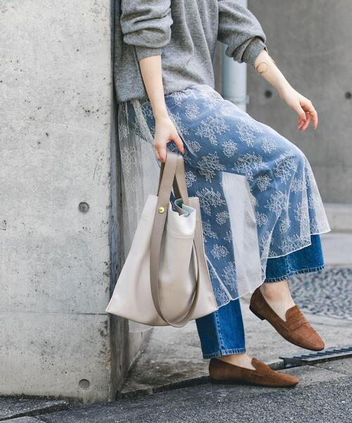 RODE SKO（ロデスコ）の「『一部別注カラー』BEAURE　カウレザー2デザインベルトバッグ（トートバッグ・レディース・ホワイト系その他/ブラック系その他/シルバー/グレー系その他/ブラック/シルバー系その他/グリーン系その他/ライトブルー/その他1・ONE）」の21枚目の写真