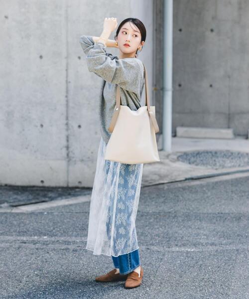 RODE SKO（ロデスコ）の「『一部別注カラー』BEAURE　カウレザー2デザインベルトバッグ（トートバッグ・レディース・ホワイト系その他/ブラック系その他/シルバー/グレー系その他/ブラック/シルバー系その他/グリーン系その他/ライトブルー/その他1・ONE）」の21枚目の写真