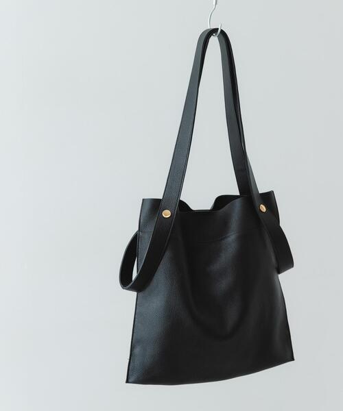 一部別注カラー』BEAURE カウレザー2デザインベルトバッグ（トート