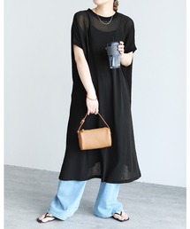 reca | 【ZOZOTOWN限定】ヨーク切替フレンチスリーブワンピース(ワンピース)