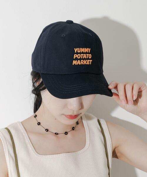 SMELLY(スメリー)の「レタリングロゴキャップ(キャップ・レディース・アイボリー/ブラック/ブラウン/ネイビー・-)」の4枚目の写真