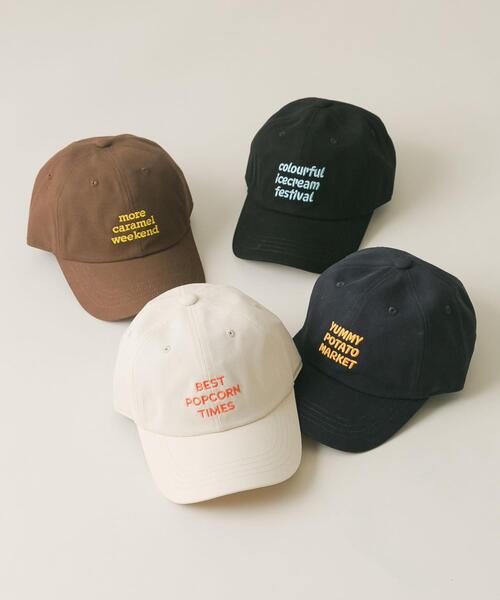 SMELLY(スメリー)の「レタリングロゴキャップ(キャップ・レディース・アイボリー/ブラック/ブラウン/ネイビー・-)」の9枚目の写真