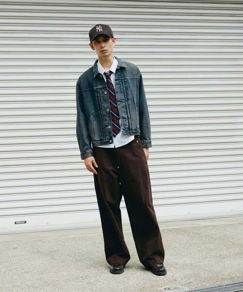 JOURNAL STANDARD（ジャーナルスタンダード）の「デニム トラッカーLOT206T（デニムジャケット・メンズ・ネイビー/クリアブルー/ブラックミックス/コバルトブルー・SMALL/MEDIUM/LARGE）」の9枚目の写真