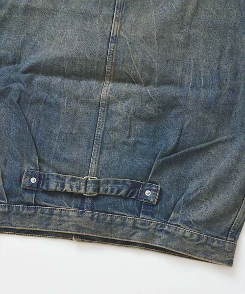 JOURNAL STANDARD（ジャーナルスタンダード）の「デニム トラッカーLOT206T（デニムジャケット・メンズ・ネイビー/クリアブルー/ブラックミックス/コバルトブルー・SMALL/MEDIUM/LARGE）」の18枚目の写真