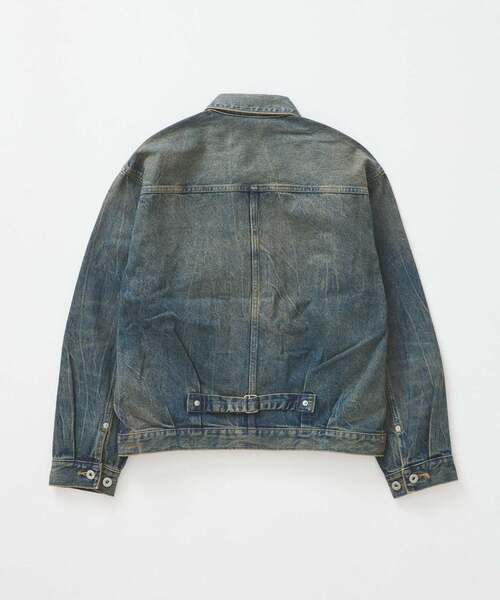 JOURNAL STANDARD（ジャーナルスタンダード）の「デニム トラッカーLOT206T（デニムジャケット・メンズ・ネイビー/クリアブルー/ブラックミックス/コバルトブルー・SMALL/MEDIUM/LARGE）」の19枚目の写真