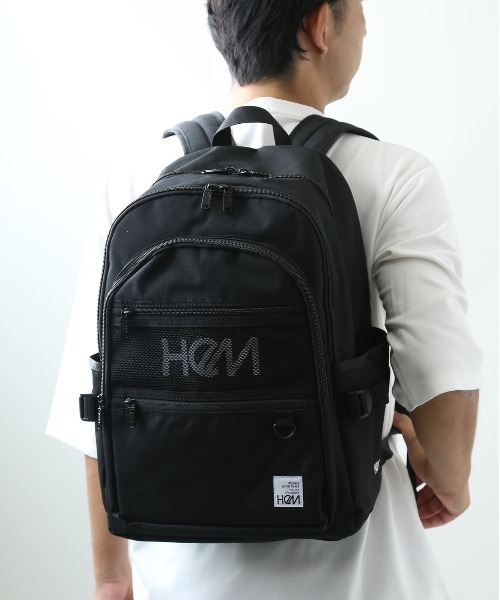 BACKYARD FAMILY(バックヤードファミリー)の「HeM ヘム レイ デイパック型リュック(バックパック/リュック・レディース・ホワイト/ブラック・FREE)」の2枚目の写真
