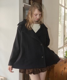 Birthday room(バースデイルーム)のスタンドカラーピーコート/stand collar pea coat(ピーコート)