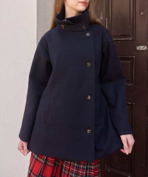 スタンドカラーピーコート/stand collar pea coat（ピーコート