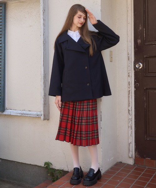 スタンドカラーピーコート/stand collar pea coat（ピーコート