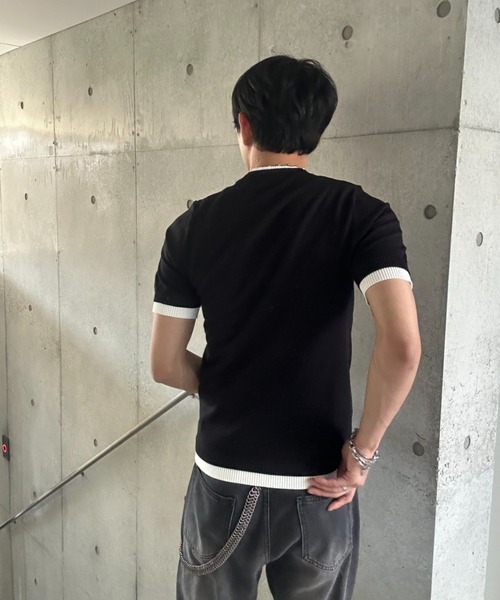 セール】ドッキングニットトップス（Tシャツ/カットソー）｜Otte