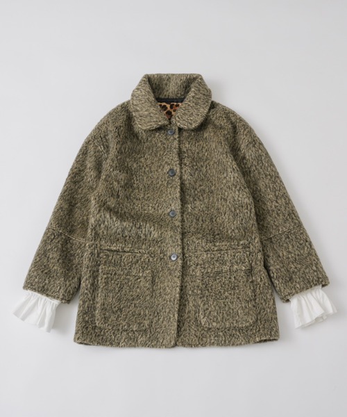 2way shaggy jacket / フリルシャギージャケット removable-cuffs 2way shaggy jacket / フリルシャギージャケット