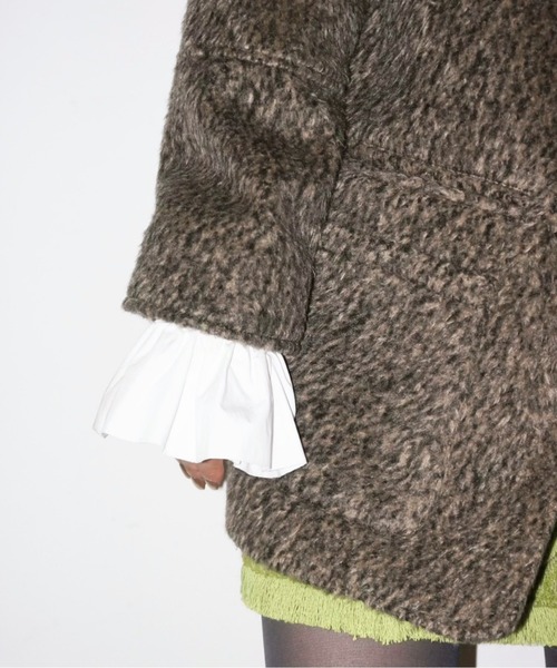 2way shaggy jacket / フリルシャギージャケット removable-cuffs 2way shaggy jacket / フリルシャギージャケット