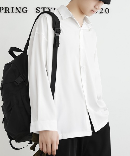 SBG(エスビー)の「SBG ベーシックロングスリーブシャツ(シャツ/ブラウス・メンズ・ブラック/グレー/ホワイト・X-LARGE/LARGE/MEDIUM)」の8枚目の写真