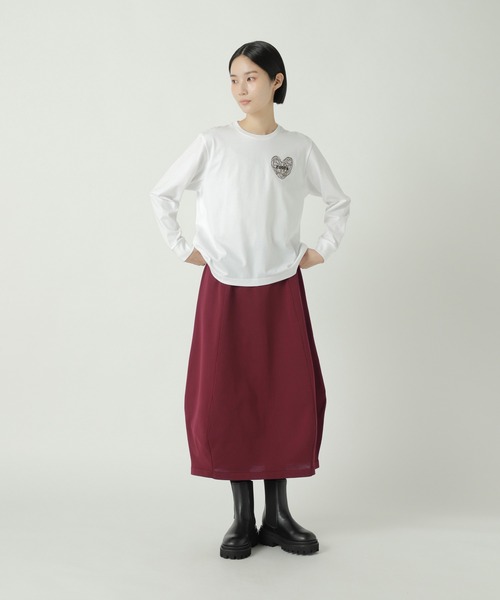 ZUCCa(ズッカ)の「PEストレッチニット / ニットスカート / S(スカート・レディース・ベージュ/ボルドー/ブラック・M size)」の6枚目の写真