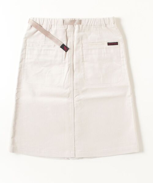 Gramicci（グラミチ）の「BUTTONED DOWN MIDI SKIRT｜ボタンダウンミディアムスカート（スカート・レディース・オリーブ/ダークブラウン系/キャメル/アイボリー・L/S/M）」の13枚目の写真