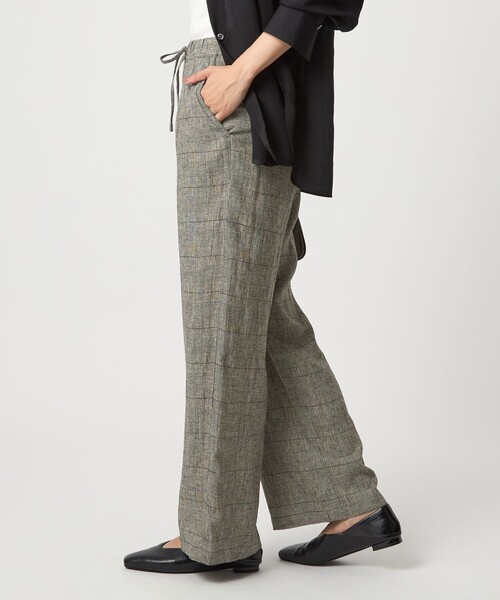 size SHORT/TALLあり］BREEZE LINEN ブリーズリネン ワイド
