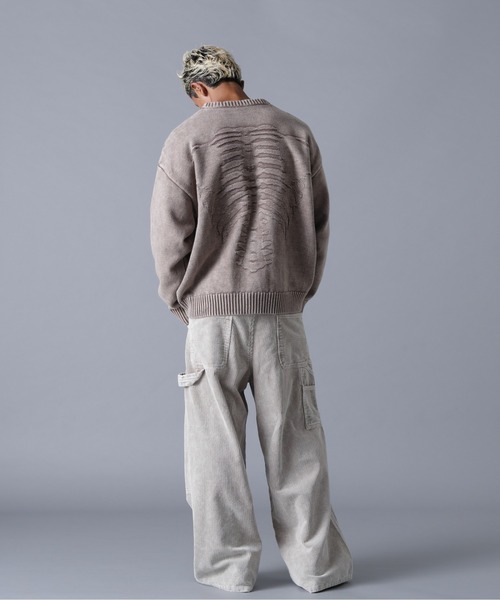 DANKE SCHON(ダンケシェーン)の「DankeSchon/ダンケシェーン/BORN KNIT(ニット/セーター・メンズ・ブラック/ベージュ・M/L)」の9枚目の写真