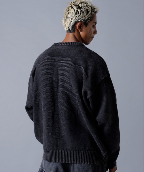 DANKE SCHON(ダンケシェーン)の「DankeSchon/ダンケシェーン/BORN KNIT(ニット/セーター・メンズ・ブラック/ベージュ・M/L)」の12枚目の写真