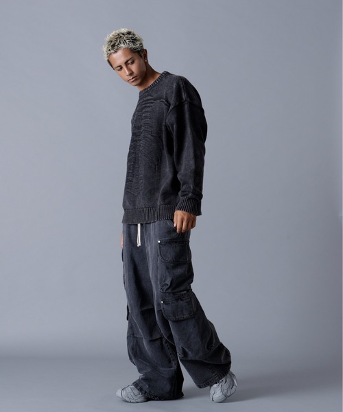 DANKE SCHON(ダンケシェーン)の「DankeSchon/ダンケシェーン/BORN KNIT(ニット/セーター・メンズ・ブラック/ベージュ・M/L)」の16枚目の写真