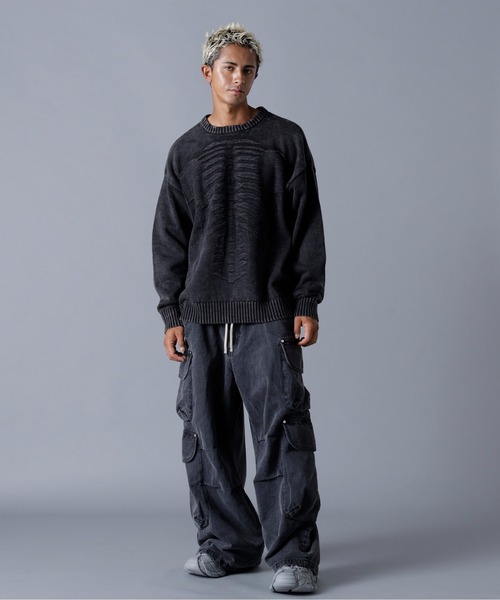 DANKE SCHON(ダンケシェーン)の「DankeSchon/ダンケシェーン/BORN KNIT(ニット/セーター・メンズ・ブラック/ベージュ・M/L)」の19枚目の写真