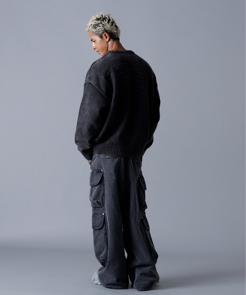 DANKE SCHON(ダンケシェーン)の「DankeSchon/ダンケシェーン/BORN KNIT(ニット/セーター・メンズ・ブラック/ベージュ・M/L)」の21枚目の写真