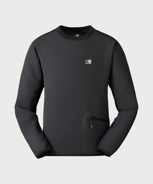 karrimor(カリマー)の「octa midlayer crew(Tシャツ/カットソー・メンズ・ダークグレー/ベージュ・L/XS/XL/S/M)」の2枚目の写真