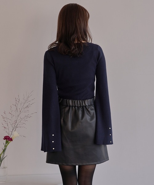 mideal(マイディール)の「high waist mini skirt / ハイウエストミニスカート(その他パンツ・レディース・ブラック/ブラウン・FREE)」の5枚目の写真