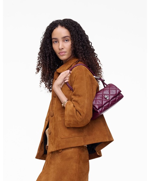 MARC JACOBS(マークジェイコブス)の「THE QUILTED DUAL CHAIN MINI SHOULDER BAG/ザ キルテッド レザー デュアル バッグ ショルダー ミニ(ショルダーバッグ・レディース・パープル系その他・ONE SIZE)」の9枚目の写真