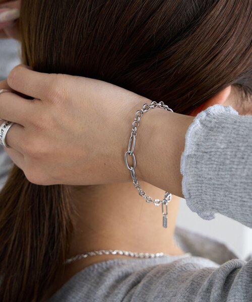 DISCOAT（ディスコート）の「【GOLDY】ジャンブルチェーンブレスレット（ブレスレット・レディース・シルバー/シルバー系その他/ゴールド・FREE）」の12枚目の写真
